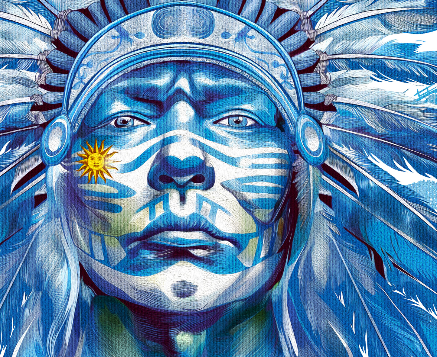 "Sangre Charrúa" Canvas* (20x24 inches/pulgadas)