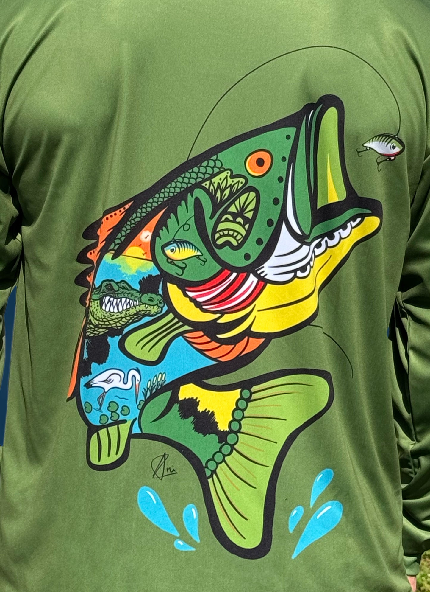 Bass Fish - Fishing Shirt