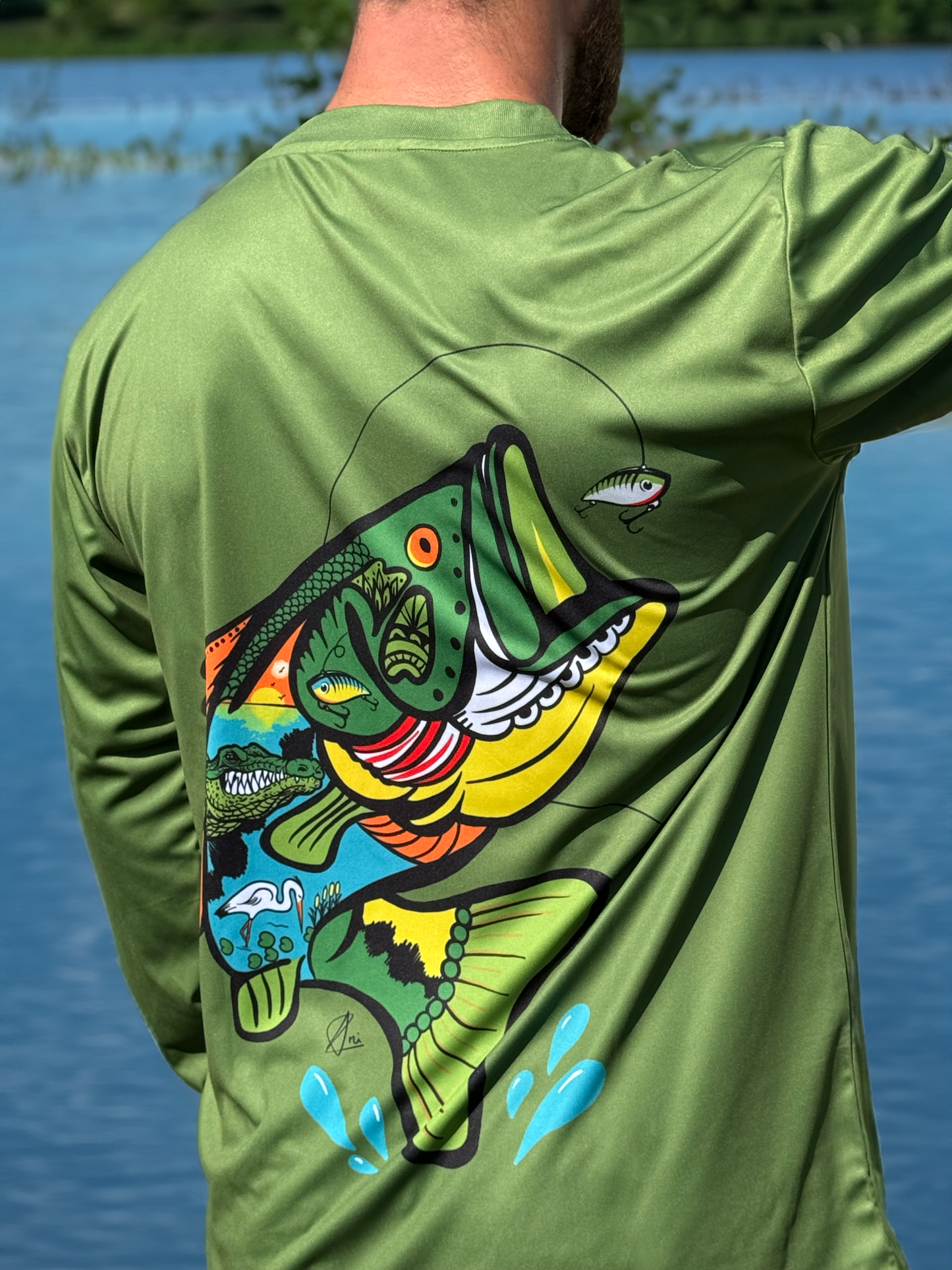 Bass Fish - Fishing Shirt