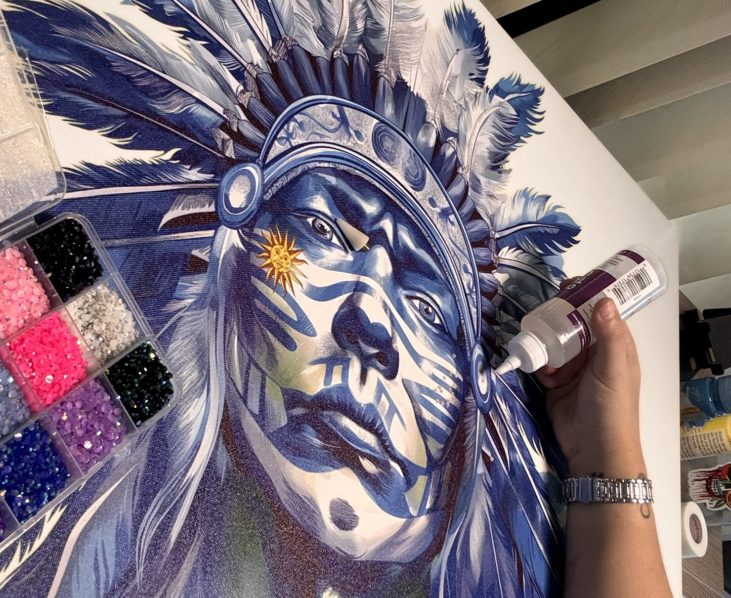 Uruguay Canvas - "Sangre Charrúa" BIG (40x55 inches/pulgadas)