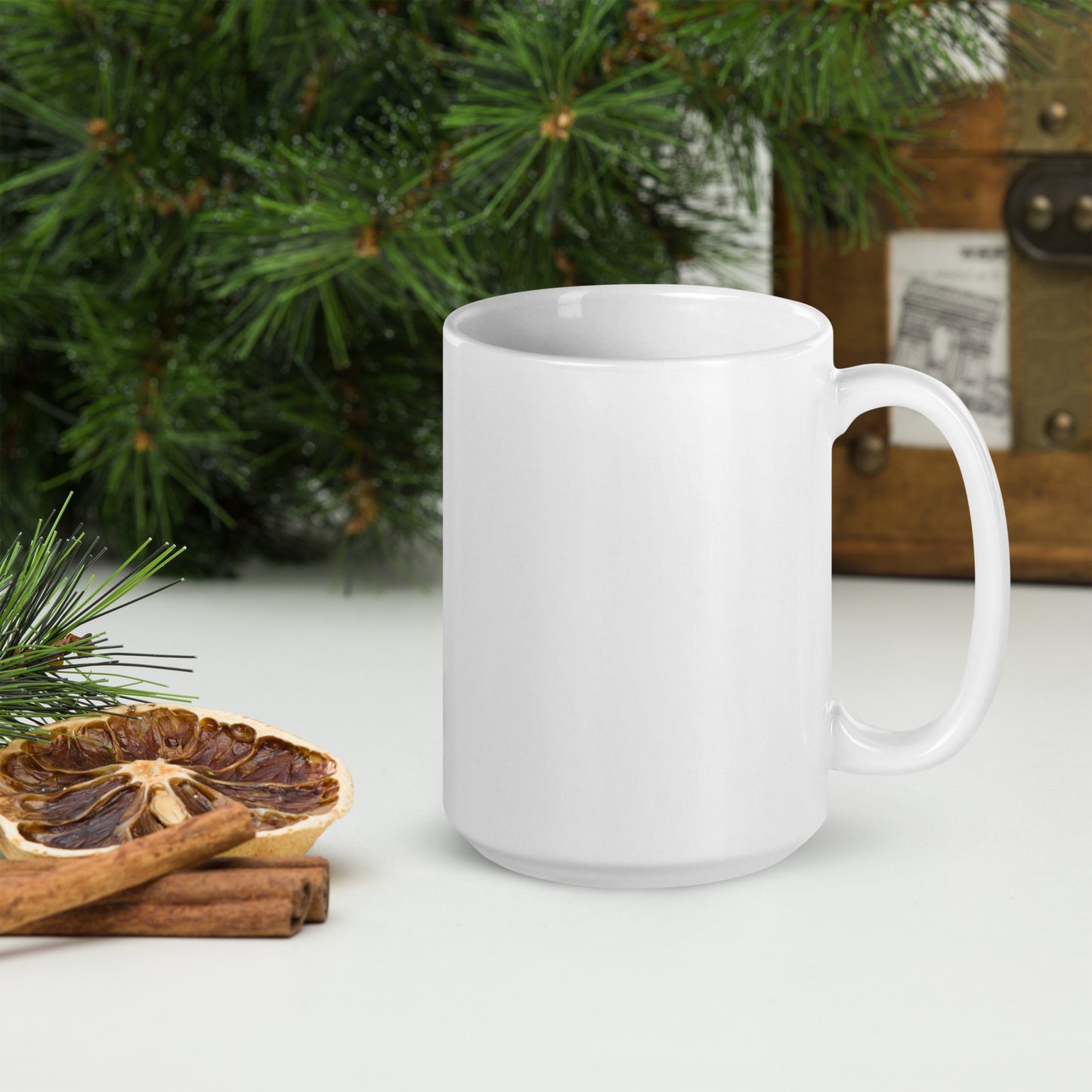 King Lion - 15 oz White glossy mug