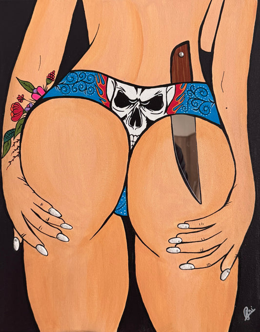 Sweet but Deadly - Canvas 16x20x1 inches