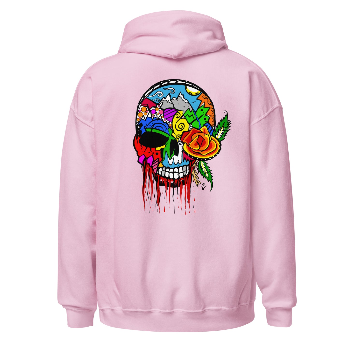 Rose Skull - Unisex Hoodie