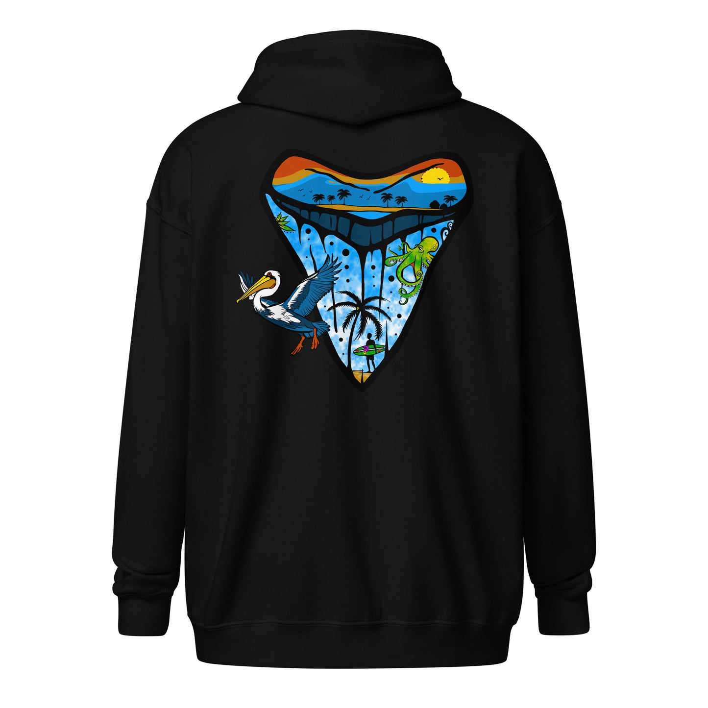 Shark tooth - Unisex ZIP hoodie