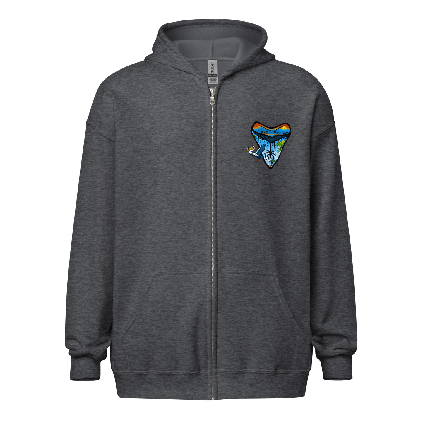 Shark tooth - Unisex ZIP hoodie