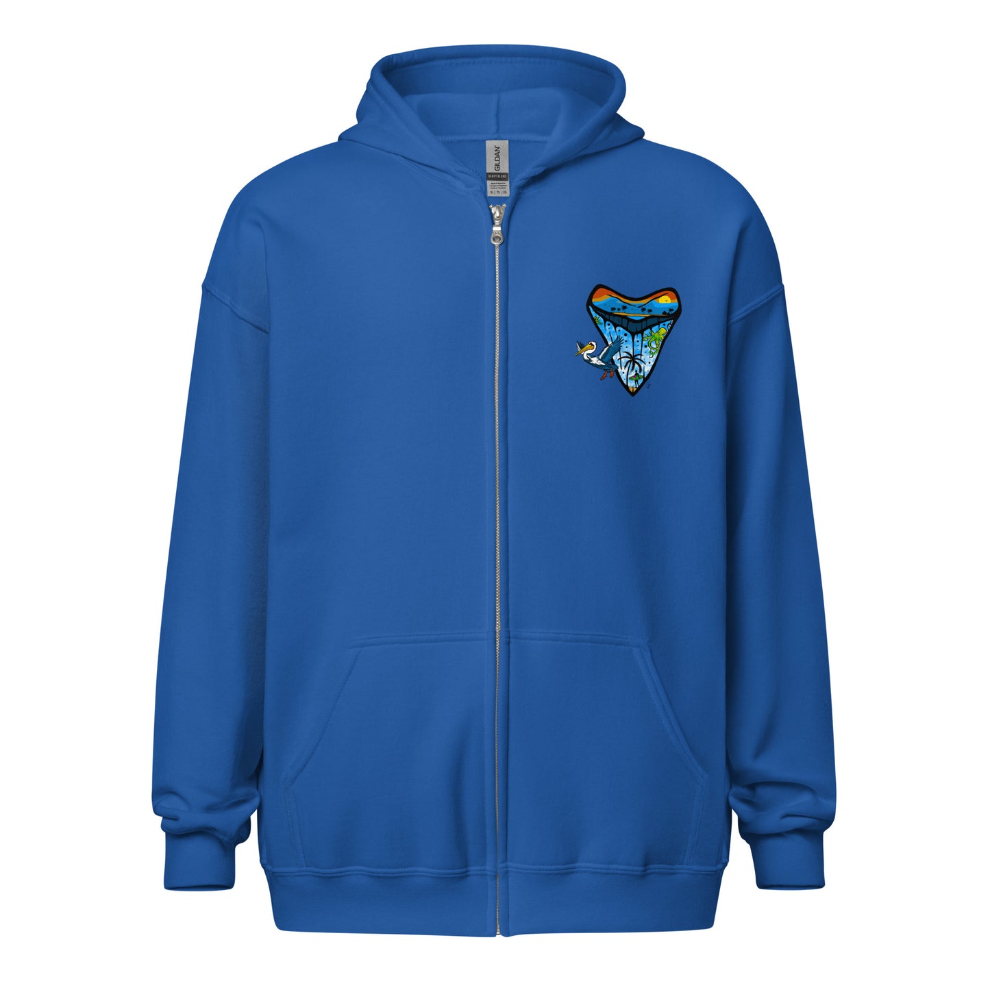 Shark tooth - Unisex ZIP hoodie