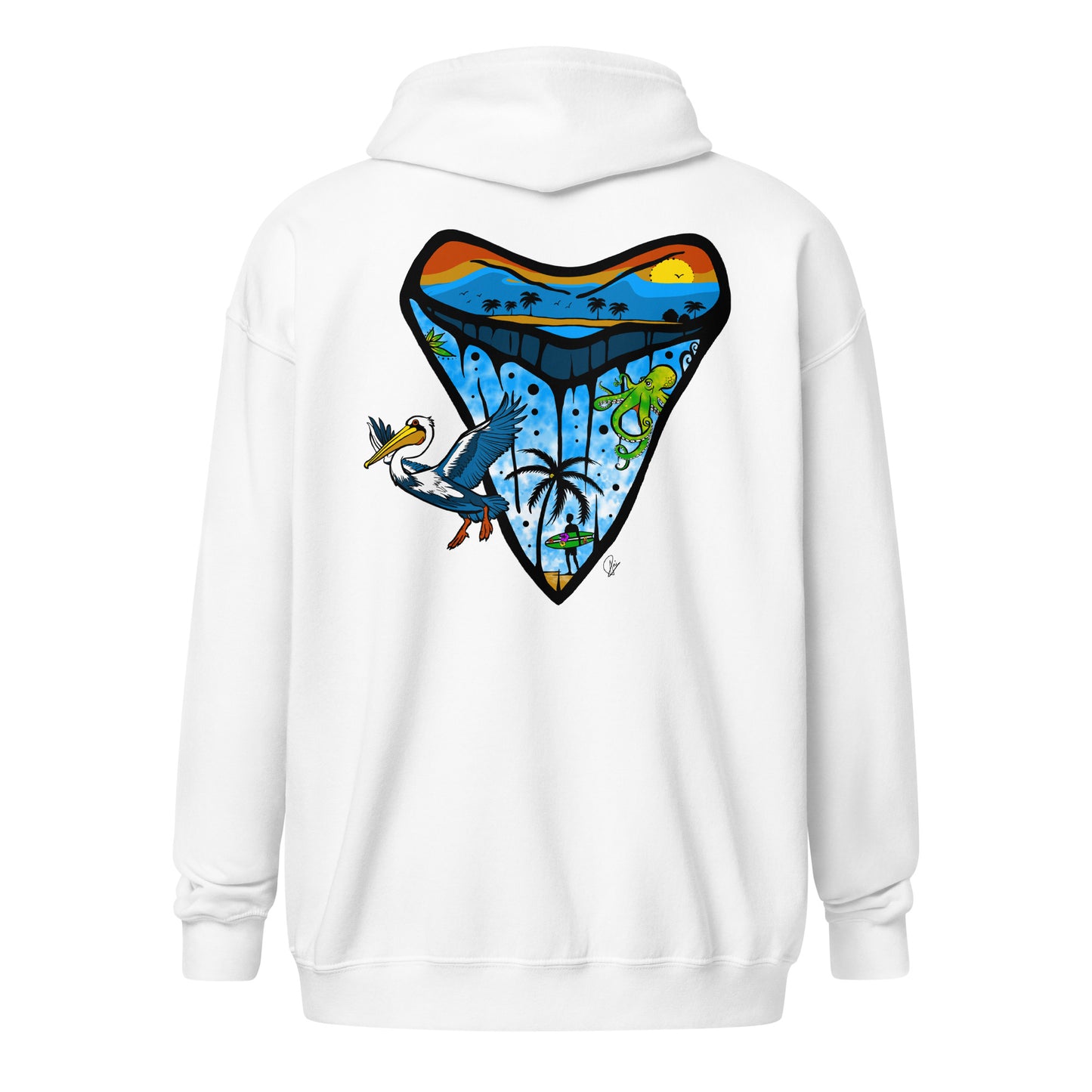 Shark tooth - Unisex ZIP hoodie