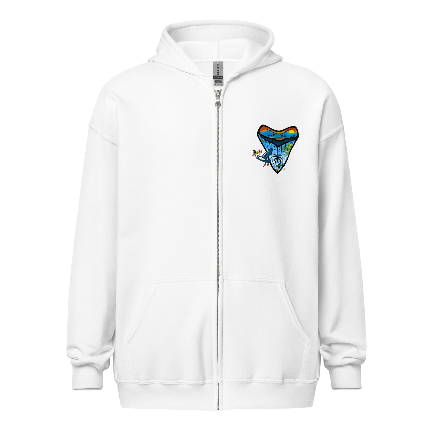 Shark tooth - Unisex ZIP hoodie