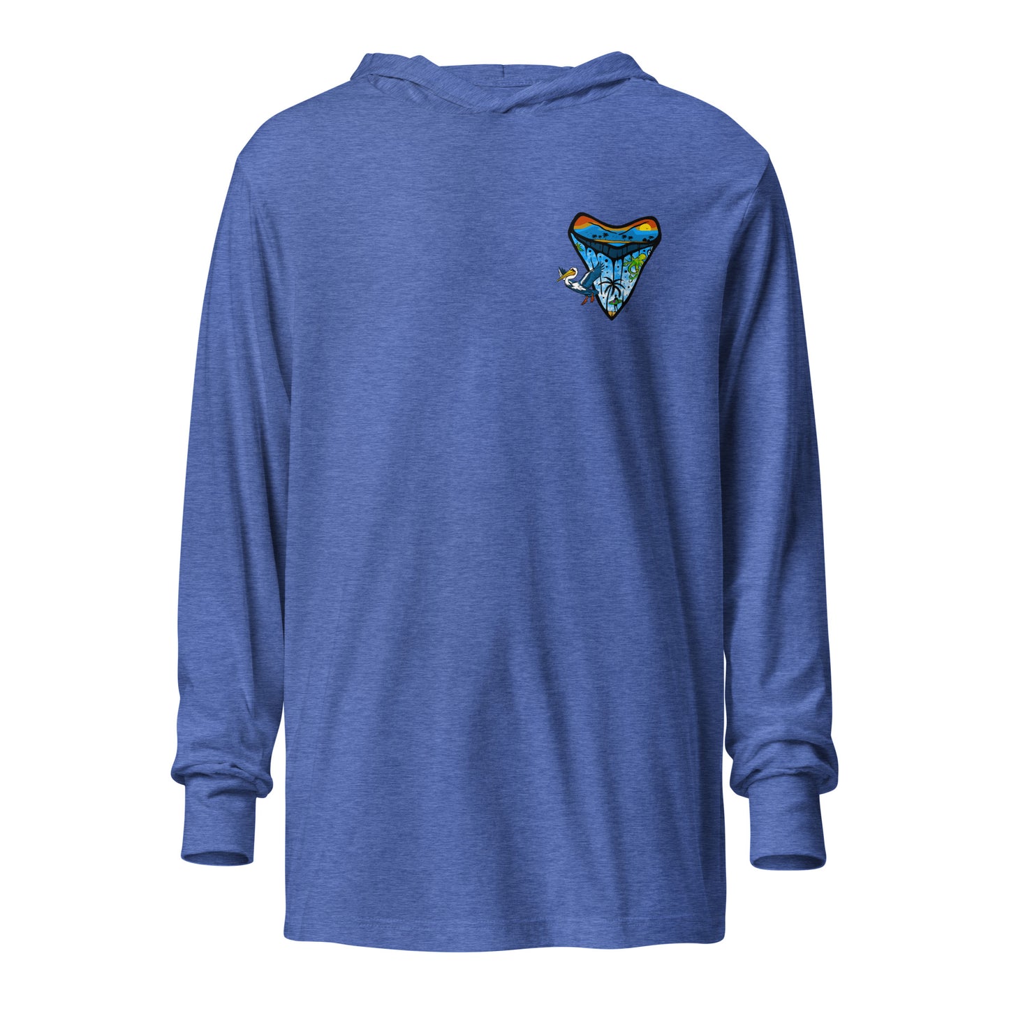 Shark Tooth - Hooded long-sleeve tee